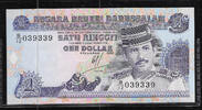 BRUNEI. 1 Dollar 1991 Serie: B/12 . Fast NEU/I- 8,50 EUR  zzgl. 10,50 EUR Versand