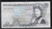GREAT BRITAIN/GRANDE BRETAGNE 5 Pounds Reine Élisabeth II . Serie: NC71. 'L' . -