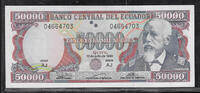 ECUADOR/EQUATEUR. 50000 Sucres Serie: A J . -