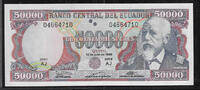 ECUADOR/EQUATEUR. 50000 Sucres Serie: A J . -