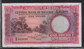 NIGERIA. 1 Pound Dernière, Letzte Serie: Z/12 . -