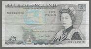 UNITED KINGDOM . GRANDE BRETAGNE. 5 Pounds .REINE ÉLISABETH II . Serie: RE81 . -