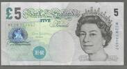 UNITED KINGDOM . GRANDE BRETAGNE. 5 Pounds .REINE ÉLISABETH II . Serie: MC29 . -
