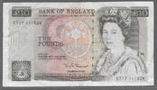 UNITED KINGDOM . GRANDE BRETAGNE. 10 Pounds .REINE ÉLISABETH II . Serie: CT17 . -