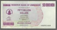 ZIMBABWE. 50 Mio. Dollars. Serie: AM . -