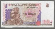 ZIMBABWE. 5 Dollars. Serie: BG . -