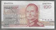LUXEMBOURG/LËTZEBUERG. 100 Frang. (1986) Groussherzog JOHN. Grand Duc JEAN . Serie: A . Sehr schön.