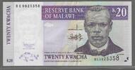 MALAWI. 20 Kwacha. John ChilenBwe. Serie: BE . -