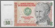 PERÚ/PÉROU. 50 Intis Serie: A/K . -