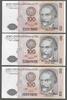 PERÚ/PÉROU. 100 Intis. 3NOTES. Serie: A/V, A/X, A/T . -