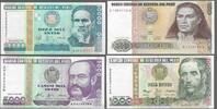 PERÚ/PÉROU. 7 NOTES. 10, 50, 100, 500, 1000, 5000, 10000 Intis . -