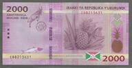 BURUNDI/UBURUNDI. 2000 Francs. Serie: CD . -