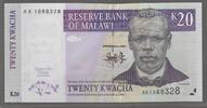 MALAWI. 20 Kwacha. Serie: A/K . -