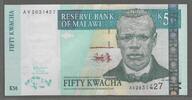 MALAWI. 50 Kwacha. Serie: AV . -