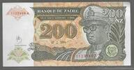 ZAÏRE . 200 nouveaux Zaïres. Serie: L/A . Maréchal MOBUTU . -