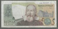 ITALIA/ITALIE. 2000 LIRE. GALILÉE. Serie: AA/L . -