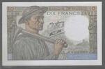 FRANCE. 10 Francs. MINEUR. Alphabet: S.36 . -