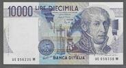 ITALIA/ITALIE. 10000 Lire. ALESSANDRO VOLTA. Serie: UE/M . -
