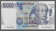 ITALIA/ITALIE. 10000 Lire. ALESSANDRO VOLTA. Serie: YF/B . -