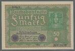 DEUTSCHLAND/ALLEMAGNE. 50 Mark. République de Weimar. Weimarer Republik. Reihe 1 . Serie: FL c . -