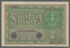 DEUTSCHLAND/ALLEMAGNE. 50 Mark. République de Weimar. Weimarer Republik. Reihe 1 . Serie: FL c . -