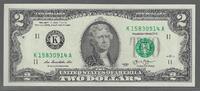 USA . 2 Dollars. . JEFFERSON . Serie: K/A . Dallas . -