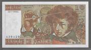 FRANCE. 10 Francs. BERLIOZ . Letztes Alphabet. Dernier alphabet. B.306 . -