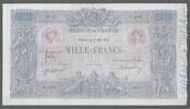 FRANCE. 1000 Francs BLEU et ROSE. Alphabet: F.1037 . -