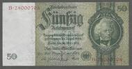 DEUTSCHLAND/ALLEMAGNE. 50 Reichsmark. DAVID HANSEMANN. Homme politique et banquier. Serie: L/B . -