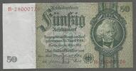 DEUTSCHLAND/ALLEMAGNE. 50 Reichsmark. DAVID HANSEMANN. Homme politique et banquier. Serie: L/B . -
