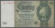 DEUTSCHLAND/ALLEMAGNE. 50 Reichsmark. DAVID HANSEMANN. Homme politique et banquier. Serie: L/B . -