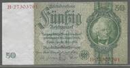 DEUTSCHLAND/ALLEMAGNE. 50 Reichsmark. DAVID HANSEMANN. Homme politique et banquier. Serie: L/B . -