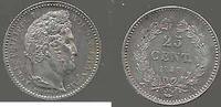 FRANCE. 25 Centimes. 1848 A=Paris. LOUIS PHILIPPE 1er . Jüngerer Bruder ... 52,00 EUR  zzgl. 10,50 EUR Versand