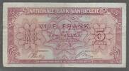 BEIGIË/BELGIEN/BELGIQUE. 5 Frank, Francs. 1Belga. Serie: E1 . -