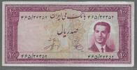 100 Rials. (1951) IRAN. Mohammad Reza Chah Pahlavi (en persan : محمد رضا شاه پهلوی) . Fast sehr schön.