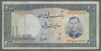 IRAN. 200 Rials. Mohammad Reza Chah Pahlavi (en persan : محمد رضا شاه پهلوی) . -