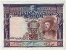 ESPAGNE 1000 PESETAS 1925 "SANS SERIE" Beau TTB