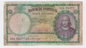 PORTUGAL. 20 ESCUDOS. 25.5.1954. Serie: UCZ . Fast schön.
