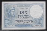 FRANCE 10 FRANCS "MINERVE. Alphabet: K.60388" -