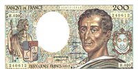 FRANCE 200 FRANCS 1983 H.020 TTB/SUP (sans trou)
