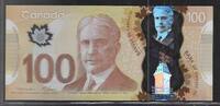 100 dollars 2011 canada Sir Robert L.Borden. 1. Ministre. Série: EKV  . unz.