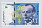 FRANCE 50 FRANCS Antoine de Saint-Exupéry. Série: Q048 . -