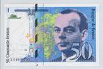 FRANCE 50 FRANCS Antoine de Saint-Exupéry. Série: Z048 . -