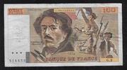 FRANCE 100 FRANCS DELACROIX. SANS HACHURES. Ohne Schraffur. Alphabet G.3 . -