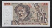 FRANCE 100 FRANCS "DELACROIX(442-1 et 442-2) H.275" -
