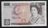 GRANDE BRETAGNE 10 POUNDS Reine Élisabeth II. Série: N66 . -