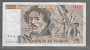 FRANCE 100 FRANCS "DELACROIX(imprimé en continu) R.186" -