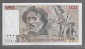 FRANCE 100 FRANCS "DELACROIX(imprimé en continu) R.211" -