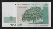 LETTONIE 5 LATI "Série B/D"