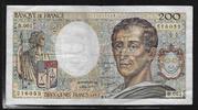 FRANCE 200 FRANCS "MONTESQUIEU Type 1981 Alphabet B.001" -
